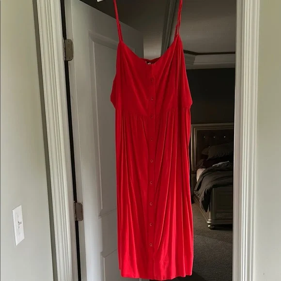 41 Hawthorn Vibrant Red Sleeveless Dress - Picture 2 of 2